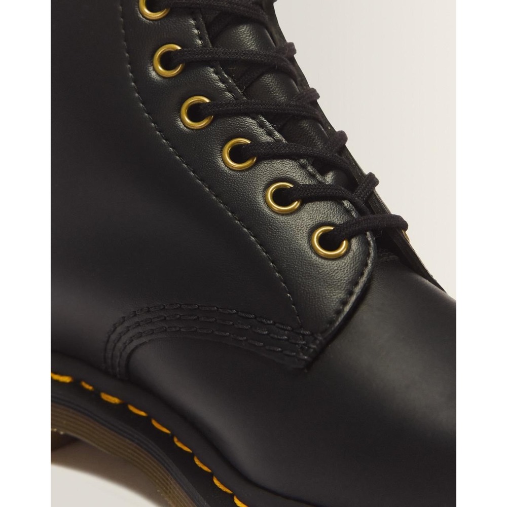 NEW Dr. Martens Vegan 1460 Felix Lace Up Boots Black Felix Rub Off 14045 - Picture 8 of 16